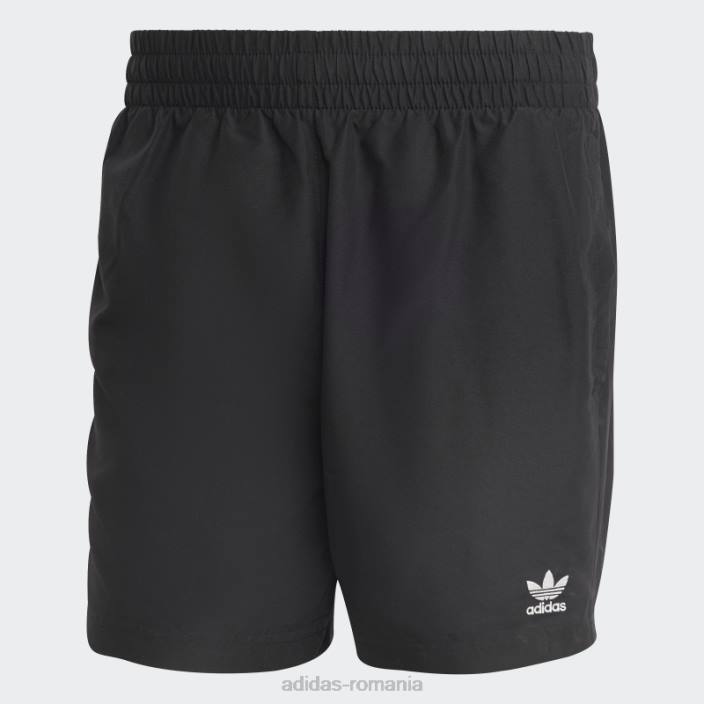 Adidas pantaloni scurți de baie uni originals essentials negri adidas bărbați alb negru 2JBN13326