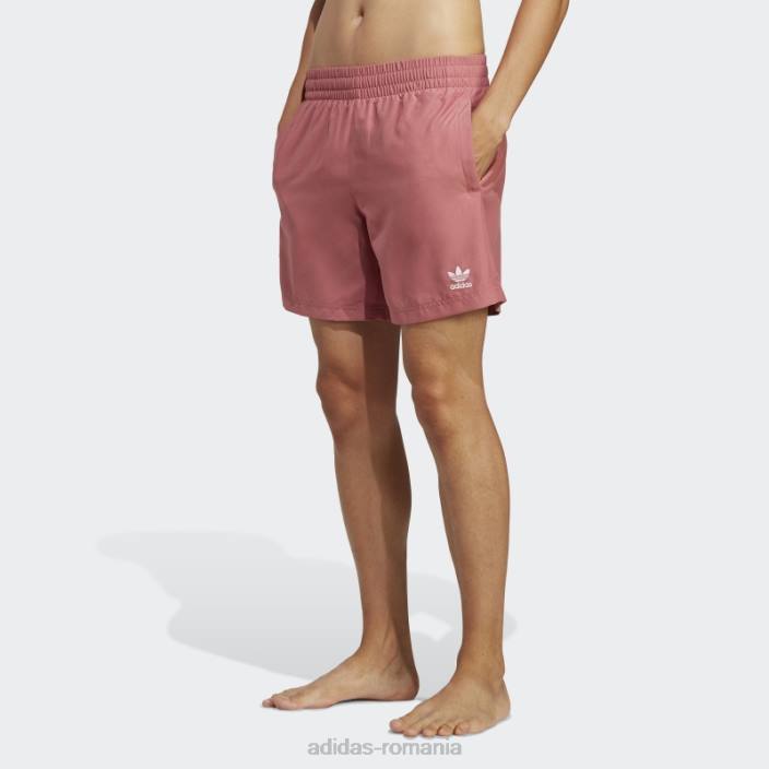 Adidas pantaloni scurți de baie uni originals essentials roz bărbați roz/alb 2JBN13364