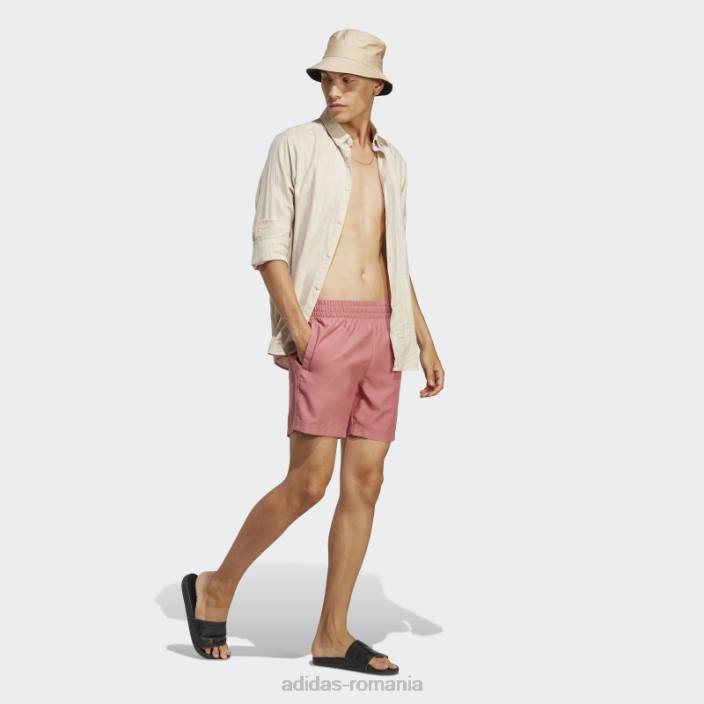 Adidas pantaloni scurți de baie uni originals essentials roz bărbați roz/alb 2JBN13364