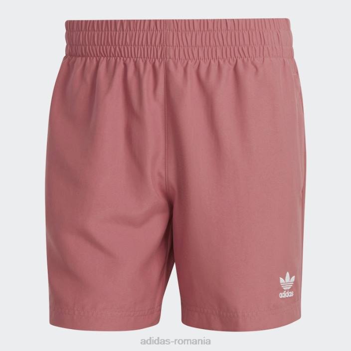 Adidas pantaloni scurți de baie uni originals essentials roz bărbați roz/alb 2JBN13364