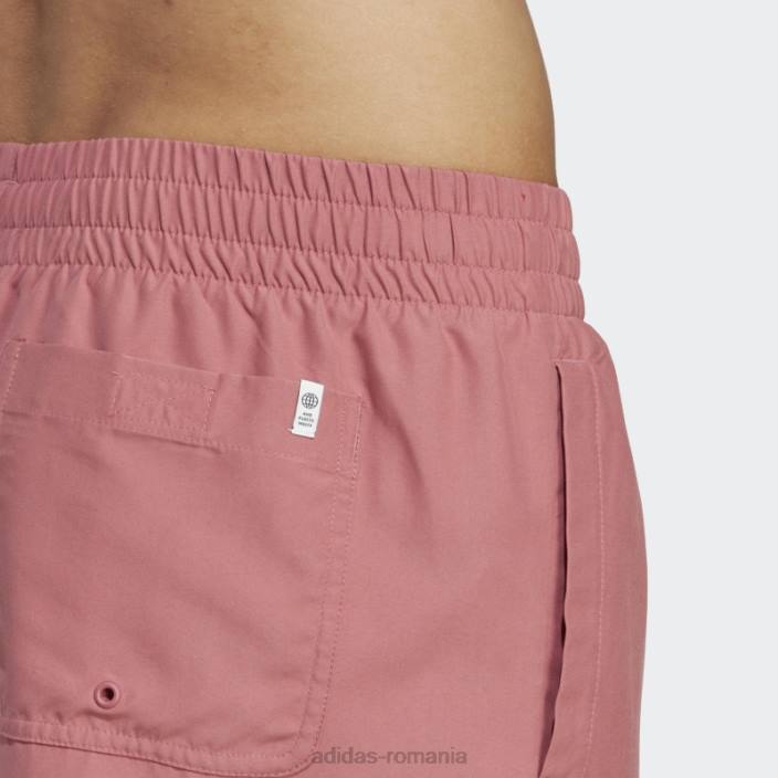 Adidas pantaloni scurți de baie uni originals essentials roz bărbați roz/alb 2JBN13364