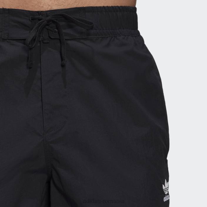 Adidas pantaloni scurți de bord negru adicolor cu 3 dungi bărbați negru 2JBN5549