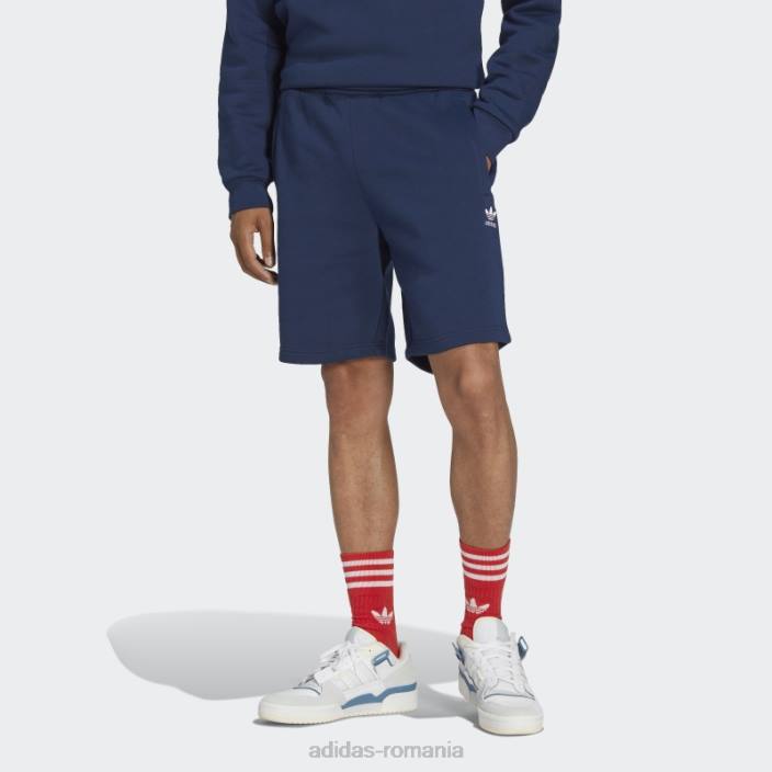 Adidas pantaloni scurți de noapte indigo trefoil essentials adidas bărbați indigo de noapte 2JBN5229
