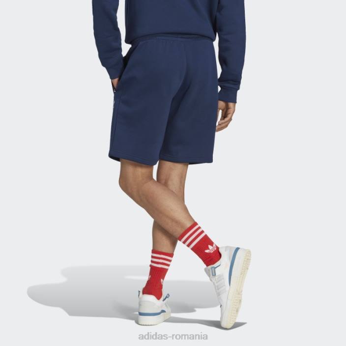 Adidas pantaloni scurți de noapte indigo trefoil essentials adidas bărbați indigo de noapte 2JBN5229
