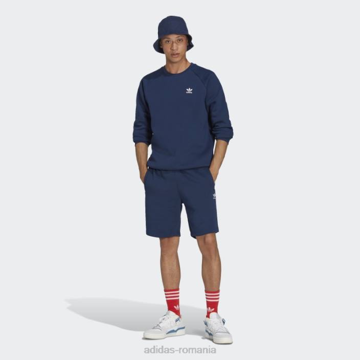 Adidas pantaloni scurți de noapte indigo trefoil essentials adidas bărbați indigo de noapte 2JBN5229
