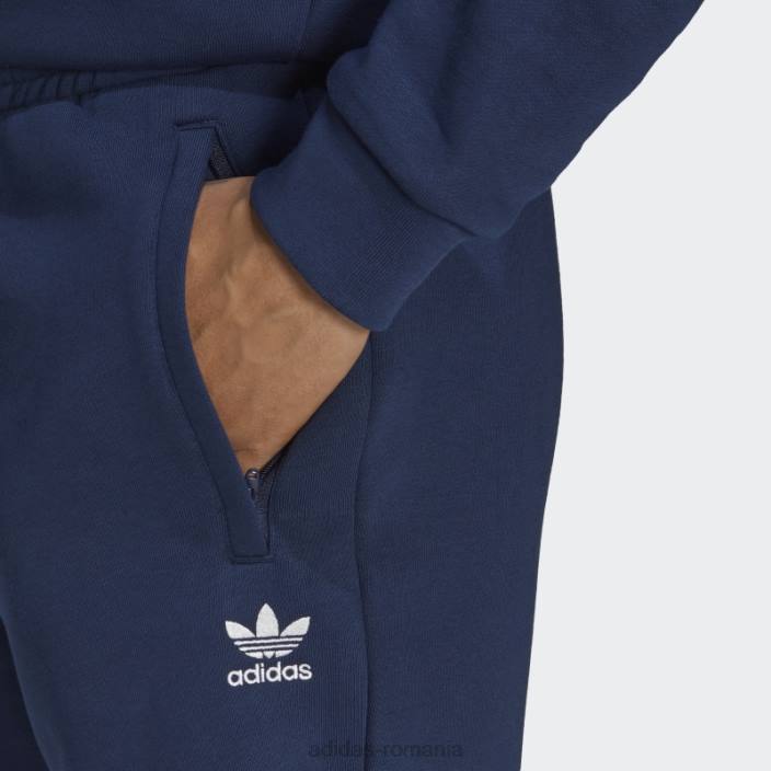 Adidas pantaloni scurți de noapte indigo trefoil essentials adidas bărbați indigo de noapte 2JBN5229