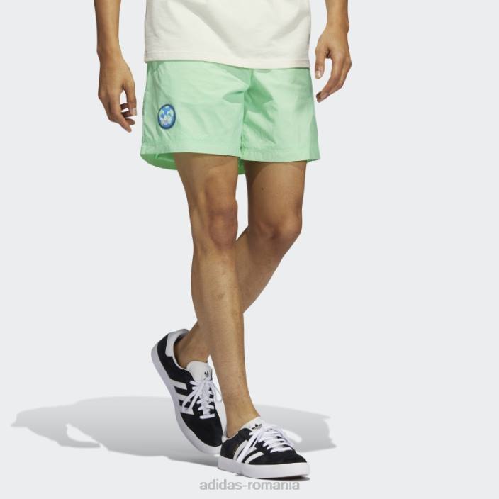 Adidas pantaloni scurți de pământ fericit beam green bărbați fascicul verde 2JBN15089