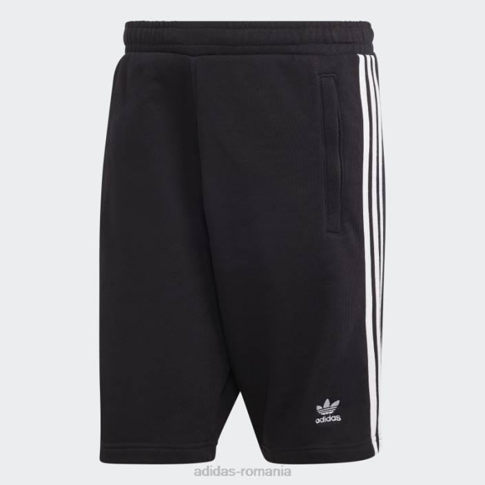 Adidas pantaloni scurți de transpirație adicolor classics cu 3 dungi negru adidas bărbați negru 2JBN14442