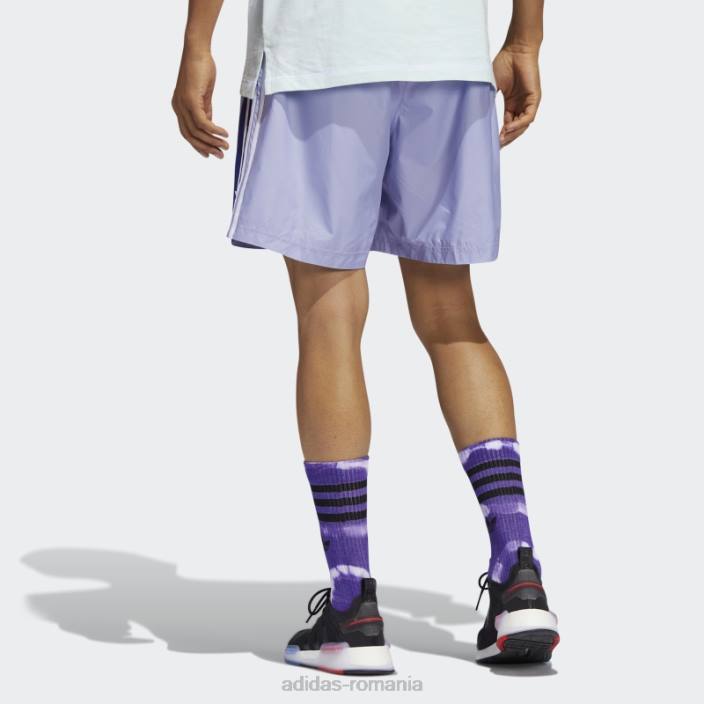 Adidas pantaloni scurți de vară sst dust violet adidas bărbați praf violet/alb 2JBN14874