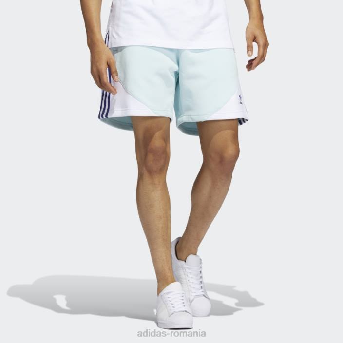 Adidas pantaloni scurți din lână sst mentă bărbați menta/alb 2JBN7522