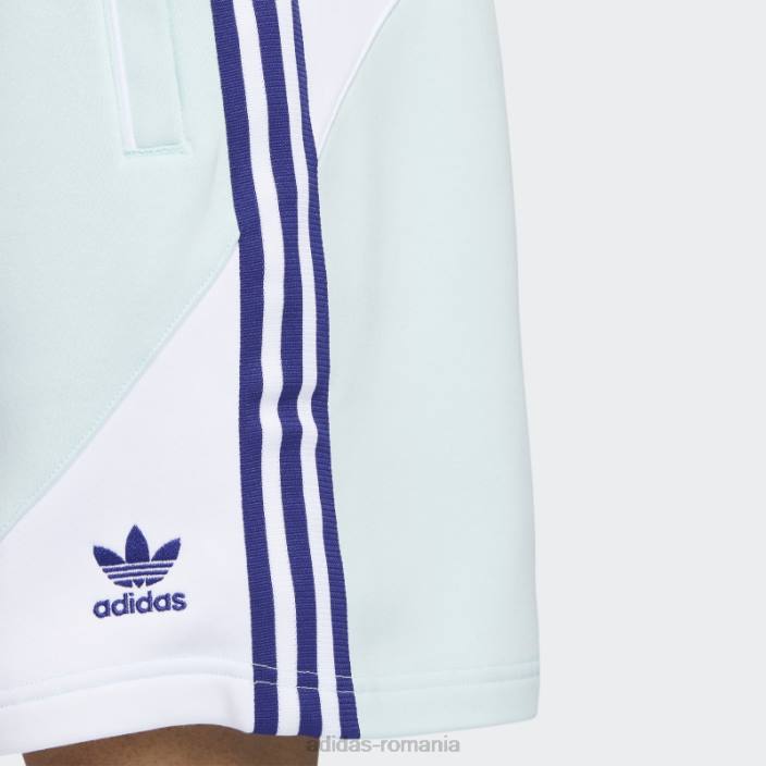 Adidas pantaloni scurți din lână sst mentă bărbați menta/alb 2JBN7522
