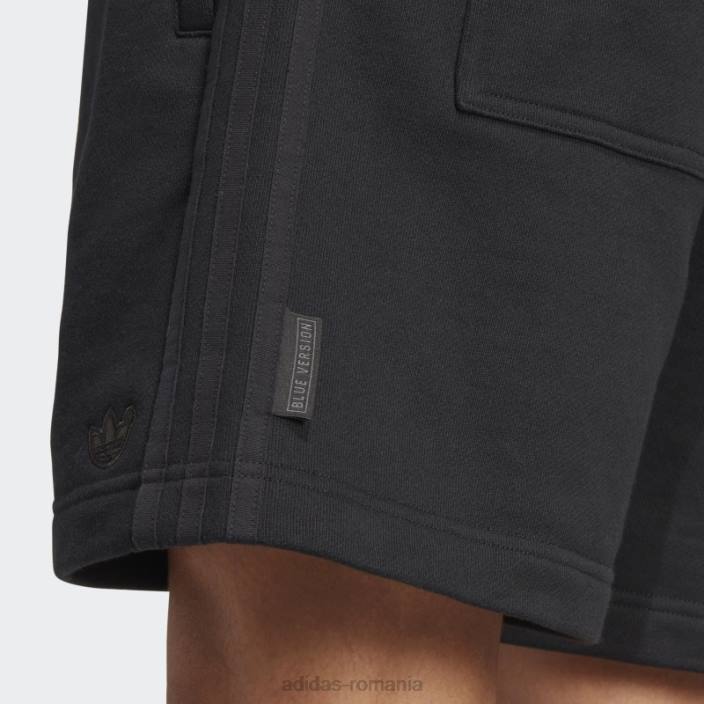 Adidas pantaloni scurți esențiali negri bărbați negru 2JBN13916