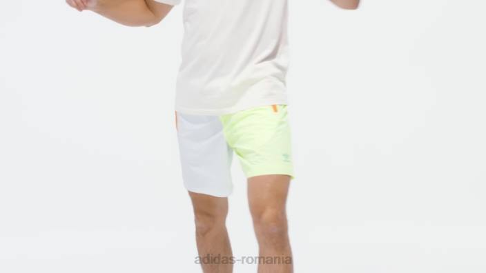 Adidas pantaloni scurți țesuți blocați nuanță albastră adidas bărbați nuanță albastră/galben de înaltă rezoluție 2JBN14934