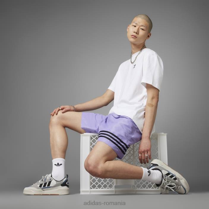 Adidas pantaloni scurți lila adicolor neuclassics bărbați liliac 2JBN5524