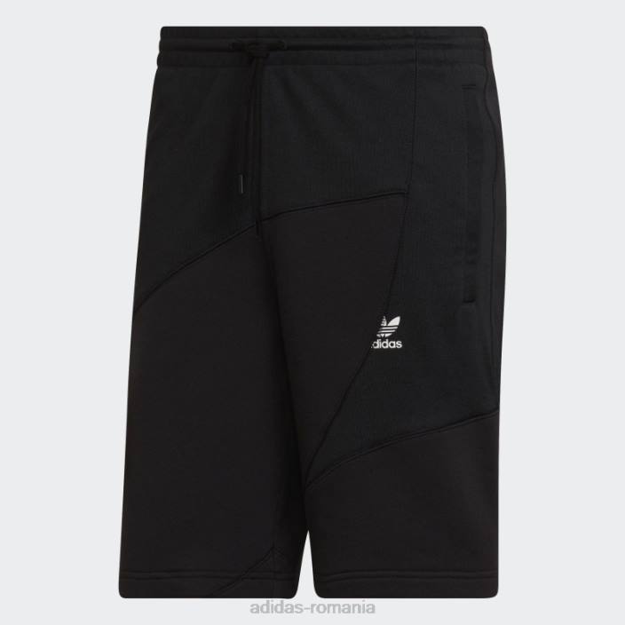 Adidas pantaloni scurți negri adicolor interlock bărbați negru 2JBN15268