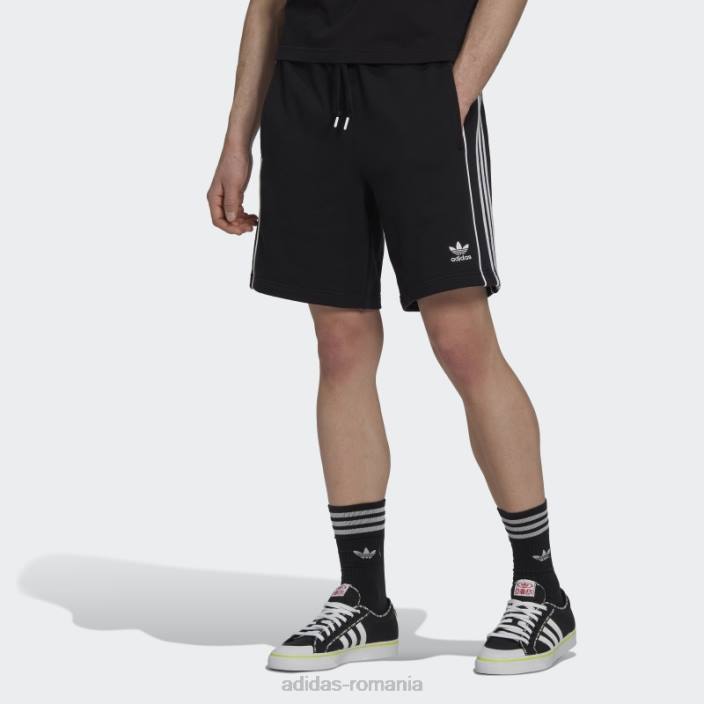 Adidas pantaloni scurți negri rekive fierbinți bărbați negru 2JBN13648