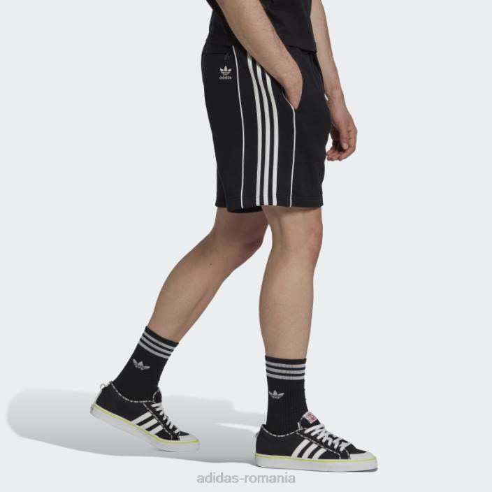 Adidas pantaloni scurți negri rekive fierbinți bărbați negru 2JBN13648