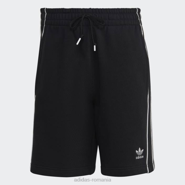 Adidas pantaloni scurți negri rekive fierbinți bărbați negru 2JBN13648