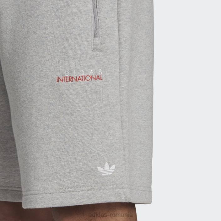 Adidas pantaloni scurți pentru club sportiv, gri mediu bărbați gri mediu 2JBN14690