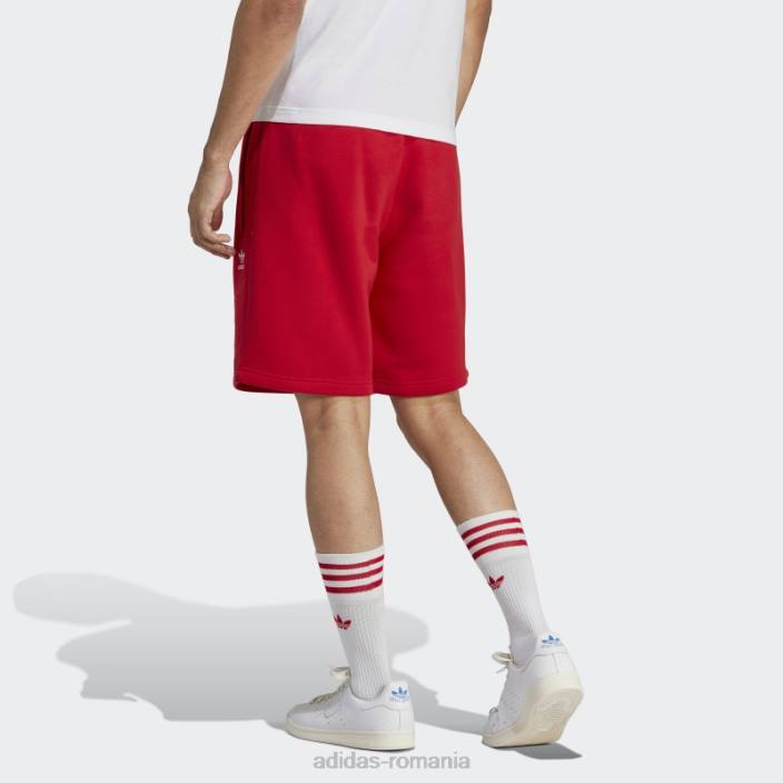 Adidas pantaloni scurți scarlet trefoil essentials bărbați stacojiu 2JBN13535