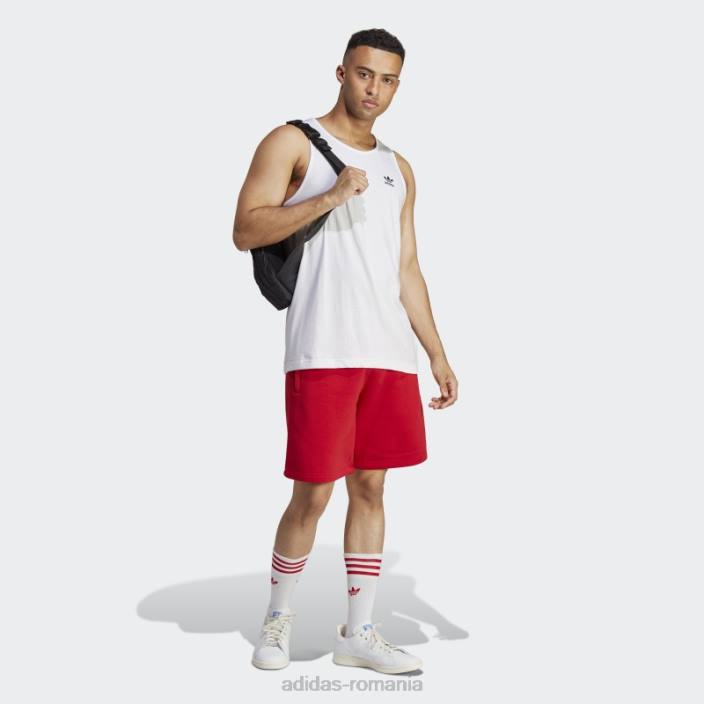 Adidas pantaloni scurți scarlet trefoil essentials bărbați stacojiu 2JBN13535