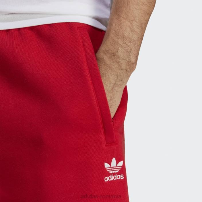 Adidas pantaloni scurți scarlet trefoil essentials bărbați stacojiu 2JBN13535