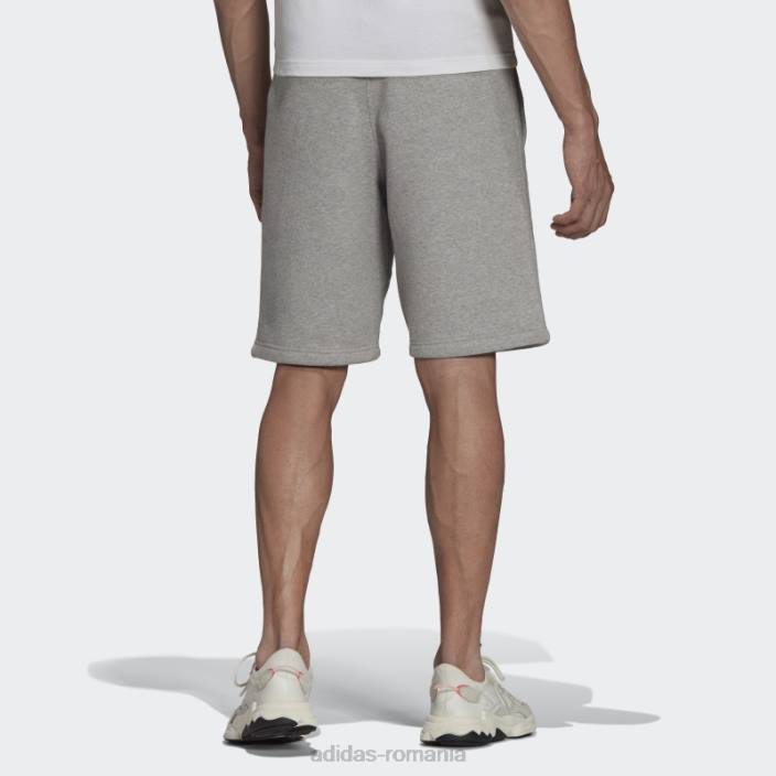 Adidas pantaloni scurți trefoil adicolor essentials gri mediu bărbați gri mediu 2JBN6530