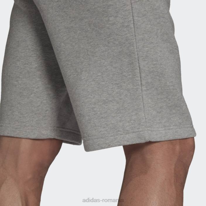 Adidas pantaloni scurți trefoil adicolor essentials gri mediu bărbați gri mediu 2JBN6530