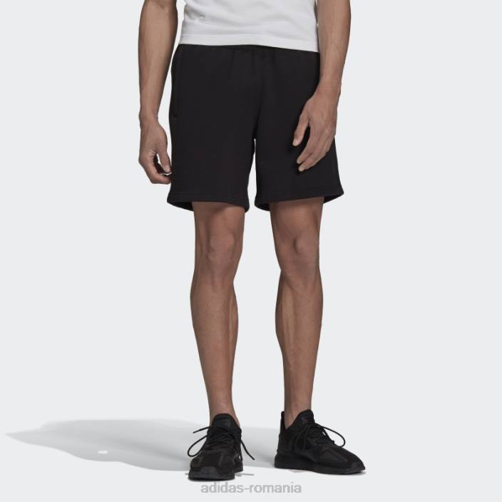 Adidas pantaloni scurți trefoil adicolor negri bărbați negru 2JBN1645