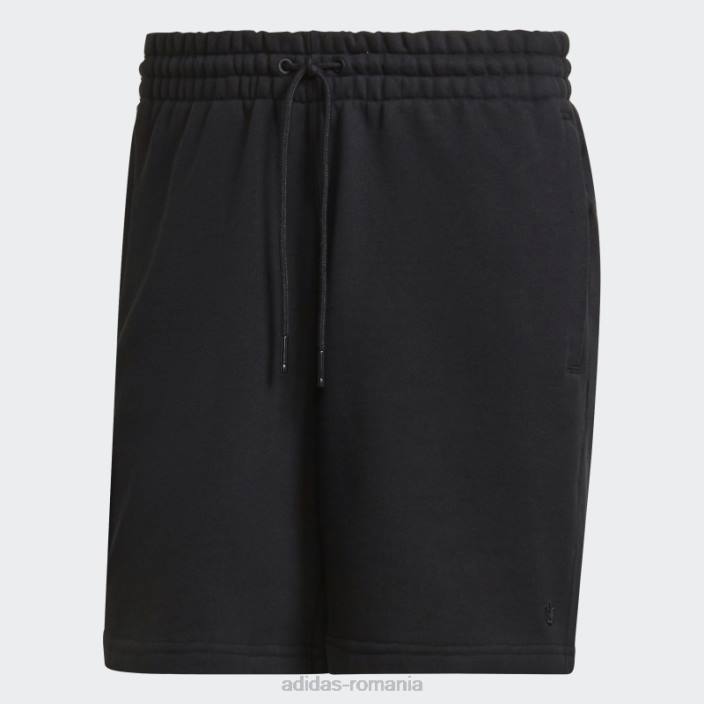Adidas pantaloni scurți trefoil adicolor negri bărbați negru 2JBN1645