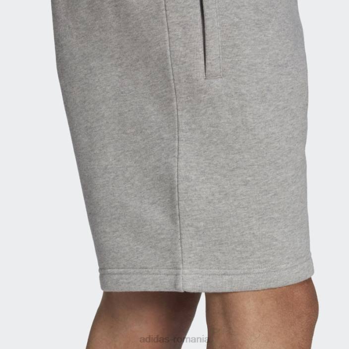 Adidas pantaloni scurți trefoil essentials gri mediu bărbați gri mediu 2JBN5222