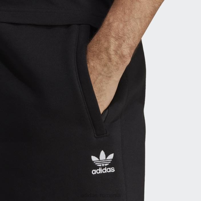 Adidas pantaloni scurți trefoil essentials negru bărbați negru 2JBN4874