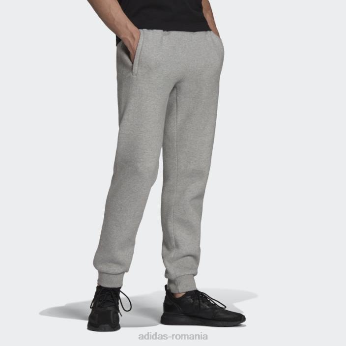 Adidas pantaloni trefoil adicolor essentials gri mediu bărbați gri mediu 2JBN1520