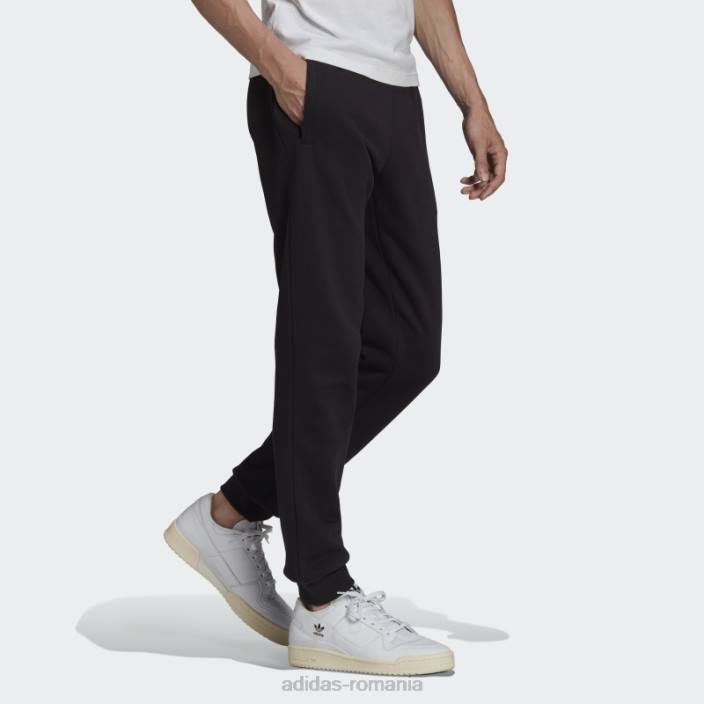 Adidas pantaloni trefoil adicolor essentials negri adidas bărbați negru 2JBN1596
