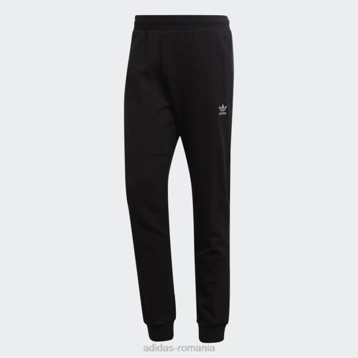 Adidas pantaloni trefoil adicolor essentials negri adidas bărbați negru 2JBN1596