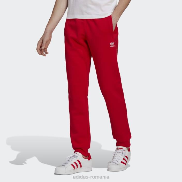 Adidas pantaloni trefoil adicolor essentials roșii adidas bărbați roșu 2JBN6735