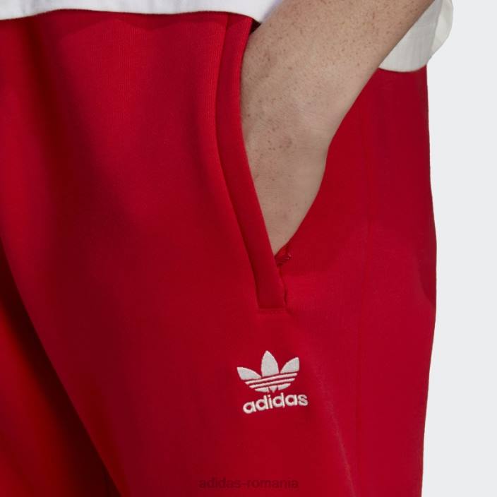 Adidas pantaloni trefoil adicolor essentials roșii adidas bărbați roșu 2JBN6735