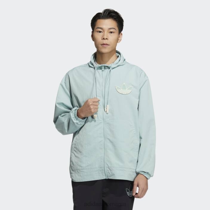 Adidas parcă de vânt adicolor verde cețos bărbați verde/alb cețos 2JBN1205