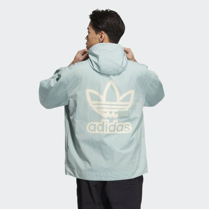 Adidas parcă de vânt adicolor verde cețos bărbați verde/alb cețos 2JBN1205