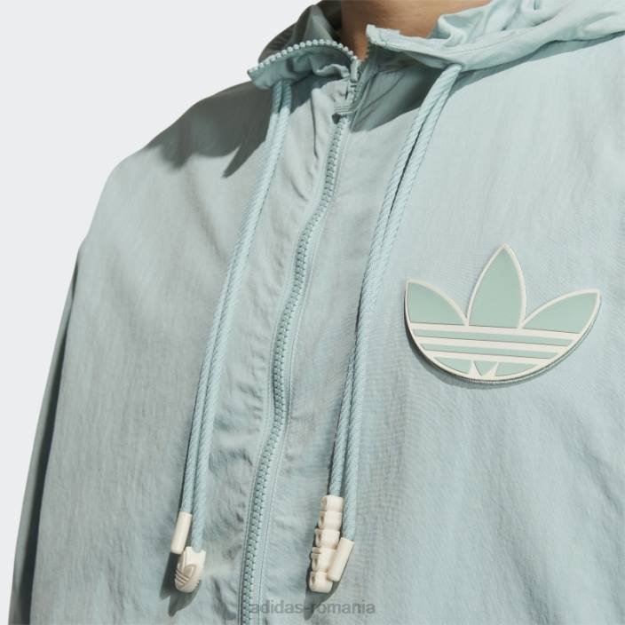 Adidas parcă de vânt adicolor verde cețos bărbați verde/alb cețos 2JBN1205