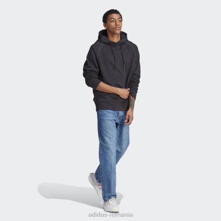 Adidas premium essentials crinkle nylon hanorac negru bărbați negru 2JBN5162