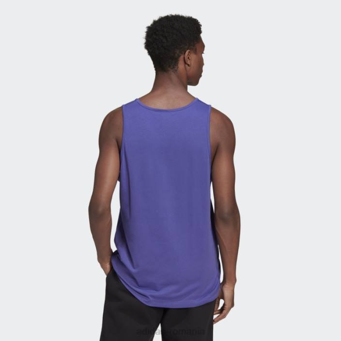 Adidas purple adicolor essentials trifoil tank top bărbați Violet 2JBN14609