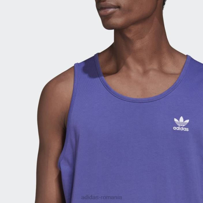 Adidas purple adicolor essentials trifoil tank top bărbați Violet 2JBN14609