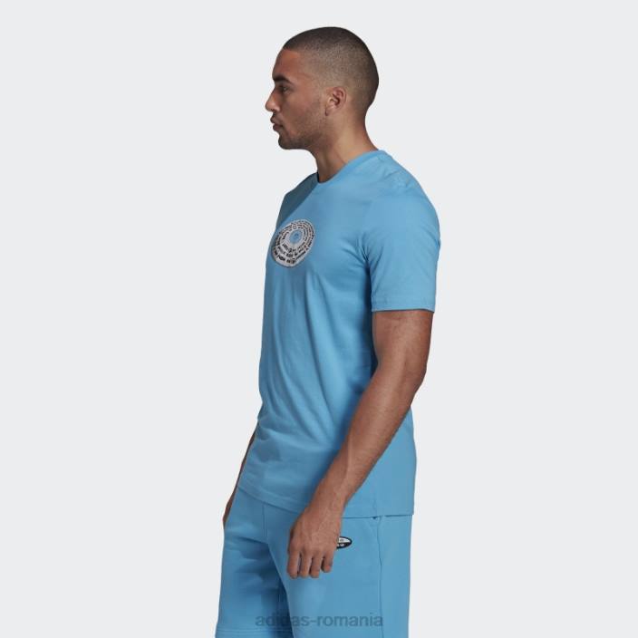 Adidas r.y.v. aplicație de tricou grafic sky rush adidas bărbați aplicația sky rush 2JBN1236