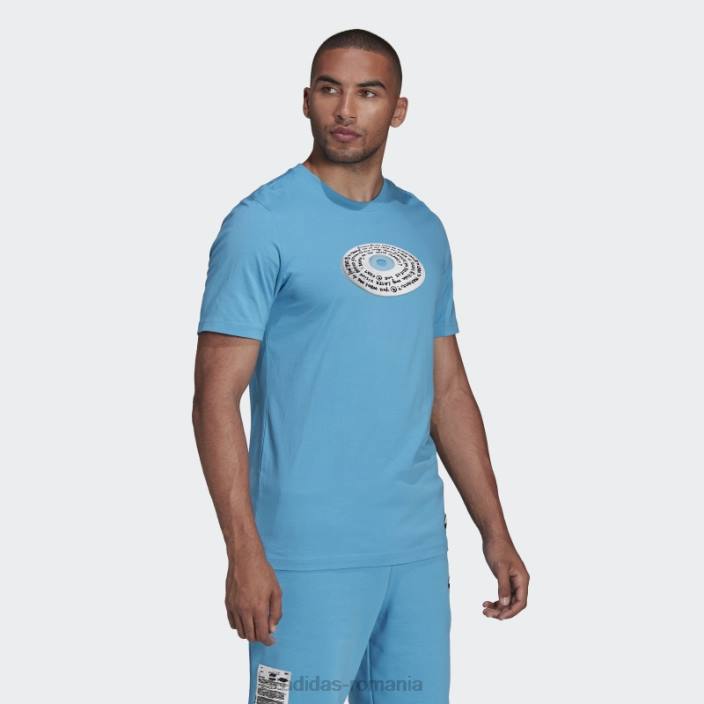 Adidas r.y.v. aplicație de tricou grafic sky rush adidas bărbați aplicația sky rush 2JBN1236