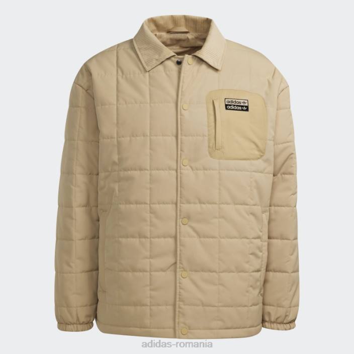 Adidas r.y.v. geacă antrenor căptușită ton bej bărbați ton bej 2JBN15068