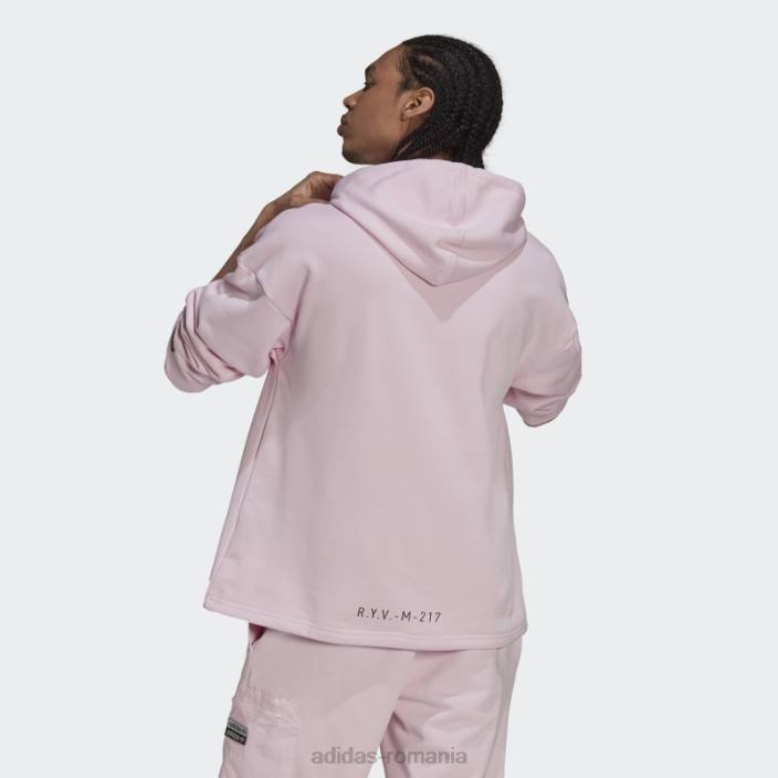 Adidas r.y.v. hanorac grafic adidas roz bărbați roz 2JBN1266
