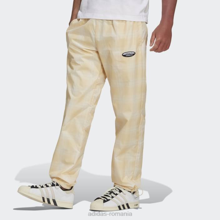Adidas r.y.v. pantaloni de trening țesut multicolor bărbați tentă multicoloră/portocalie 2JBN15127