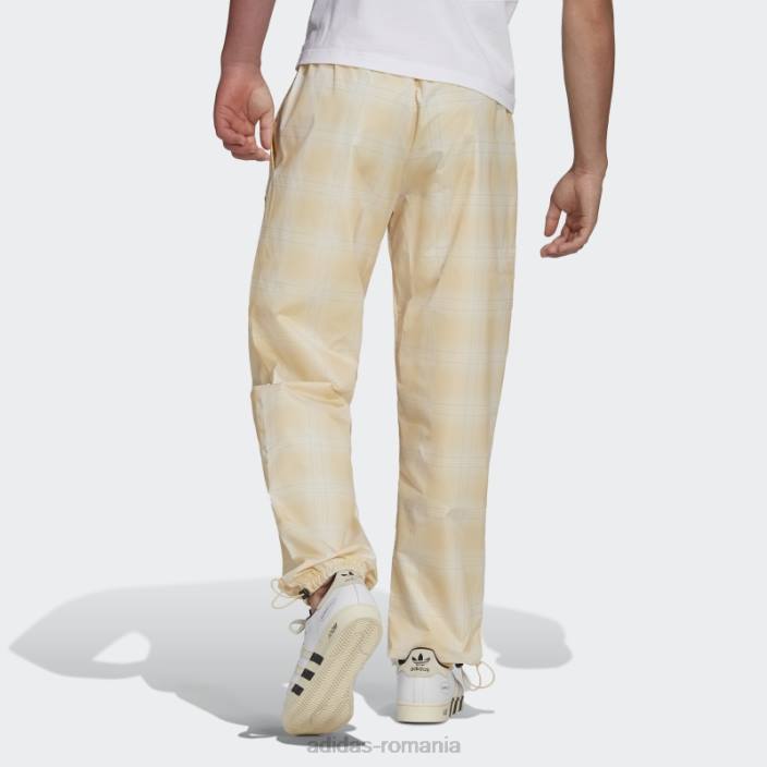 Adidas r.y.v. pantaloni de trening țesut multicolor bărbați tentă multicoloră/portocalie 2JBN15127