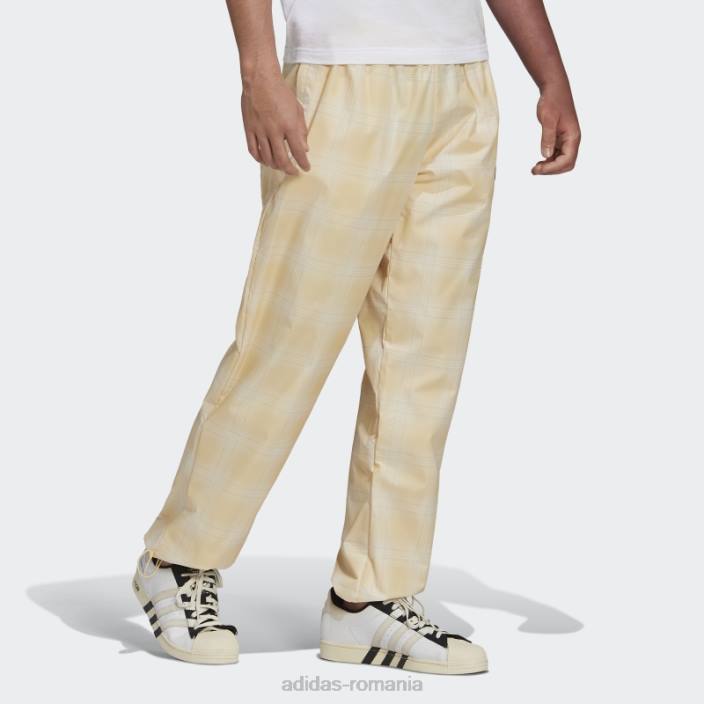Adidas r.y.v. pantaloni de trening țesut multicolor bărbați tentă multicoloră/portocalie 2JBN15127